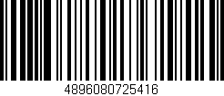 Código de barras (EAN, GTIN, SKU, ISBN): '4896080725416'