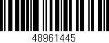 Código de barras (EAN, GTIN, SKU, ISBN): '48961445'