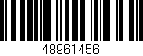 Código de barras (EAN, GTIN, SKU, ISBN): '48961456'