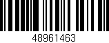 Código de barras (EAN, GTIN, SKU, ISBN): '48961463'