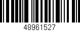 Código de barras (EAN, GTIN, SKU, ISBN): '48961527'