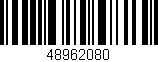 Código de barras (EAN, GTIN, SKU, ISBN): '48962080'