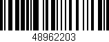 Código de barras (EAN, GTIN, SKU, ISBN): '48962203'