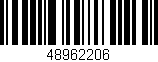 Código de barras (EAN, GTIN, SKU, ISBN): '48962206'