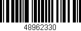 Código de barras (EAN, GTIN, SKU, ISBN): '48962330'