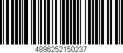 Código de barras (EAN, GTIN, SKU, ISBN): '4896252150237'