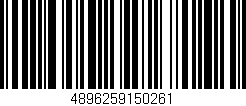 Código de barras (EAN, GTIN, SKU, ISBN): '4896259150261'