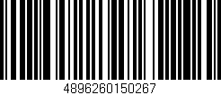 Código de barras (EAN, GTIN, SKU, ISBN): '4896260150267'
