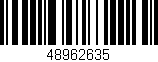 Código de barras (EAN, GTIN, SKU, ISBN): '48962635'