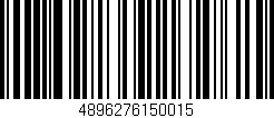 Código de barras (EAN, GTIN, SKU, ISBN): '4896276150015'