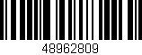 Código de barras (EAN, GTIN, SKU, ISBN): '48962809'