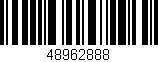 Código de barras (EAN, GTIN, SKU, ISBN): '48962888'