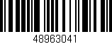 Código de barras (EAN, GTIN, SKU, ISBN): '48963041'