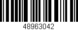 Código de barras (EAN, GTIN, SKU, ISBN): '48963042'