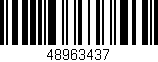 Código de barras (EAN, GTIN, SKU, ISBN): '48963437'