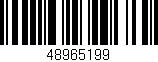 Código de barras (EAN, GTIN, SKU, ISBN): '48965199'