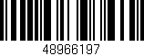Código de barras (EAN, GTIN, SKU, ISBN): '48966197'