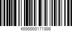 Código de barras (EAN, GTIN, SKU, ISBN): '4896669171986'