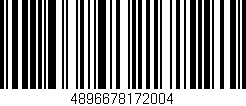 Código de barras (EAN, GTIN, SKU, ISBN): '4896678172004'