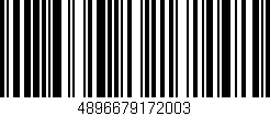 Código de barras (EAN, GTIN, SKU, ISBN): '4896679172003'