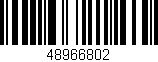 Código de barras (EAN, GTIN, SKU, ISBN): '48966802'