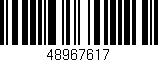 Código de barras (EAN, GTIN, SKU, ISBN): '48967617'