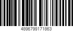 Código de barras (EAN, GTIN, SKU, ISBN): '4896799171863'