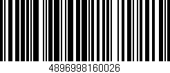 Código de barras (EAN, GTIN, SKU, ISBN): '4896998160026'
