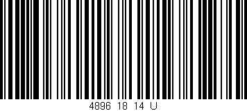 Código de barras (EAN, GTIN, SKU, ISBN): '4896_18_14_U'