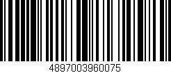 Código de barras (EAN, GTIN, SKU, ISBN): '4897003960075'