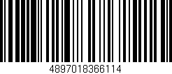 Código de barras (EAN, GTIN, SKU, ISBN): '4897018366114'