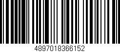 Código de barras (EAN, GTIN, SKU, ISBN): '4897018366152'