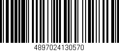 Código de barras (EAN, GTIN, SKU, ISBN): '4897024130570'