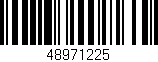 Código de barras (EAN, GTIN, SKU, ISBN): '48971225'