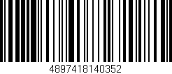 Código de barras (EAN, GTIN, SKU, ISBN): '4897418140352'
