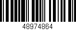 Código de barras (EAN, GTIN, SKU, ISBN): '48974864'