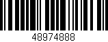 Código de barras (EAN, GTIN, SKU, ISBN): '48974888'