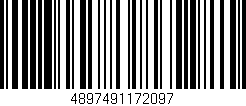 Código de barras (EAN, GTIN, SKU, ISBN): '4897491172097'