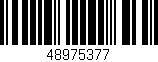 Código de barras (EAN, GTIN, SKU, ISBN): '48975377'