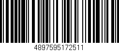 Código de barras (EAN, GTIN, SKU, ISBN): '4897595172511'