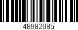 Código de barras (EAN, GTIN, SKU, ISBN): '48982085'