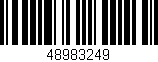 Código de barras (EAN, GTIN, SKU, ISBN): '48983249'
