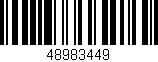 Código de barras (EAN, GTIN, SKU, ISBN): '48983449'