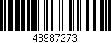 Código de barras (EAN, GTIN, SKU, ISBN): '48987273'