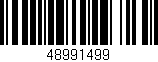 Código de barras (EAN, GTIN, SKU, ISBN): '48991499'