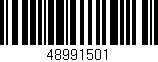 Código de barras (EAN, GTIN, SKU, ISBN): '48991501'