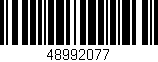 Código de barras (EAN, GTIN, SKU, ISBN): '48992077'