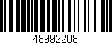 Código de barras (EAN, GTIN, SKU, ISBN): '48992208'