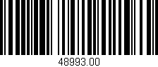 Código de barras (EAN, GTIN, SKU, ISBN): '48993.00'
