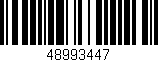 Código de barras (EAN, GTIN, SKU, ISBN): '48993447'